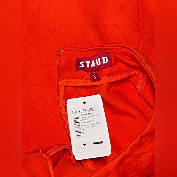 STAUD Beaded Mini Bodycon Dress size S - Picture 12 of 13